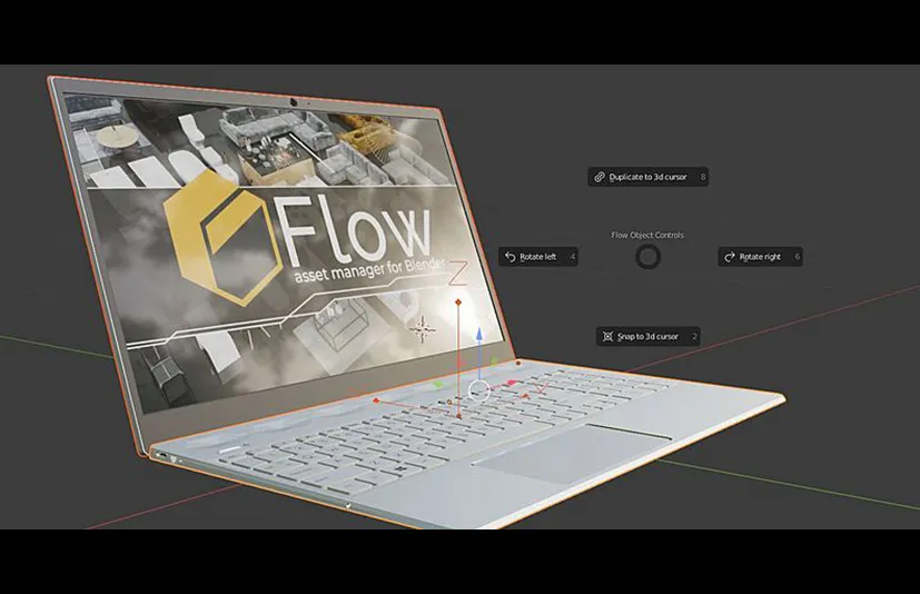 Blender资产管理器插件 Flow v4.0.2