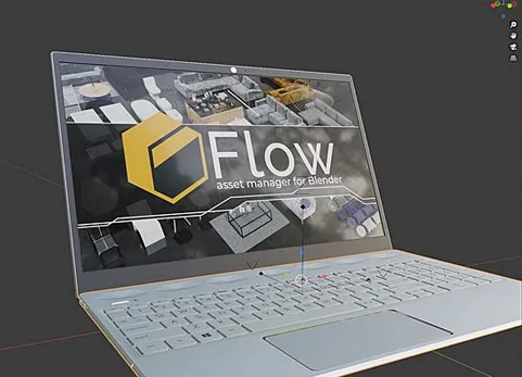 Blender资产管理器插件 Flow v4.0.2