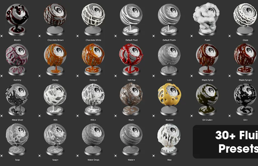 Blender流体笔刷插件 Fluid Painter v1.3.21