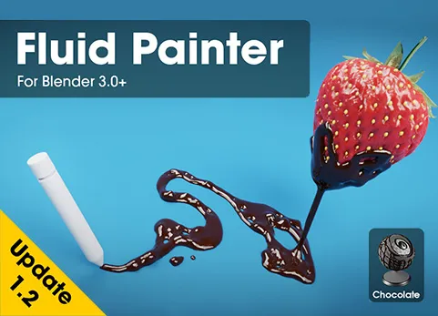 Blender流体笔刷插件 Fluid Painter v1.3.21