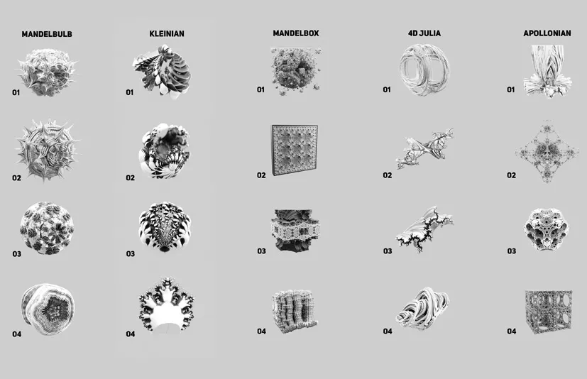 Blender程序化分型模型生成工具 Fractal Machine v1.4