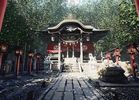 日本神社-Shinto Shrine