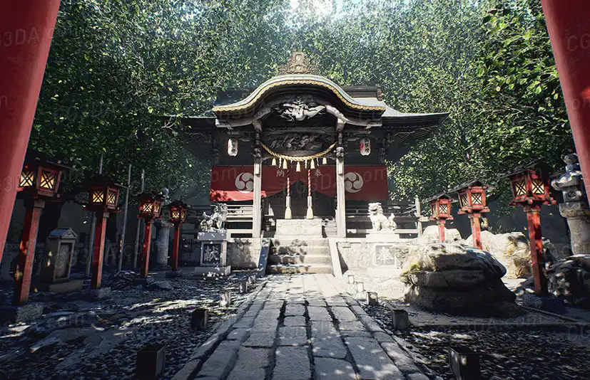 日本神社-Shinto Shrine