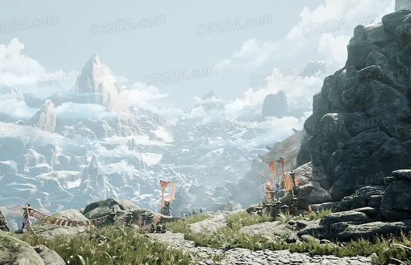 雪山神庙-Mountain Temple Modular Kit