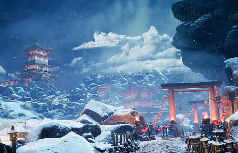 雪山神庙-Mountain Temple Modular Kit