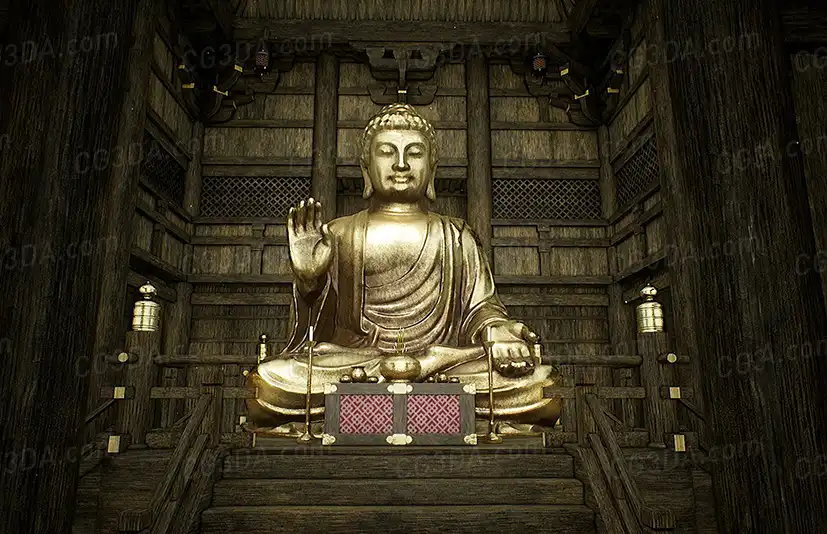 日本寺庙建筑-Modular Japanese Temple