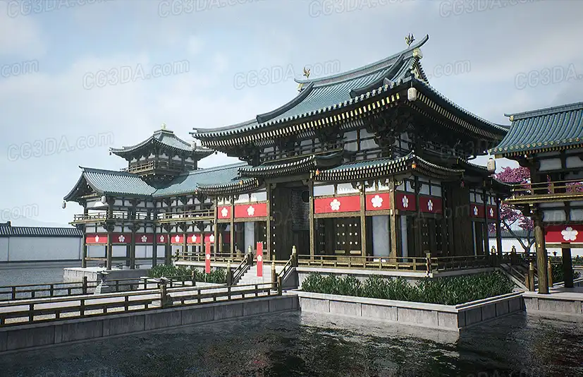 日本寺庙建筑-Modular Japanese Temple