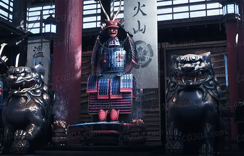 日本武士战室-Feudal Japan Warroom Environment