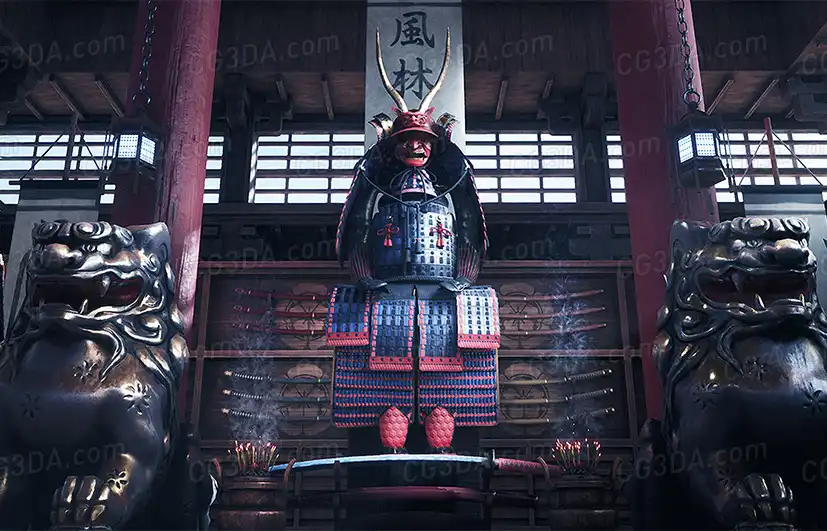 日本武士战室-Feudal Japan Warroom Environment