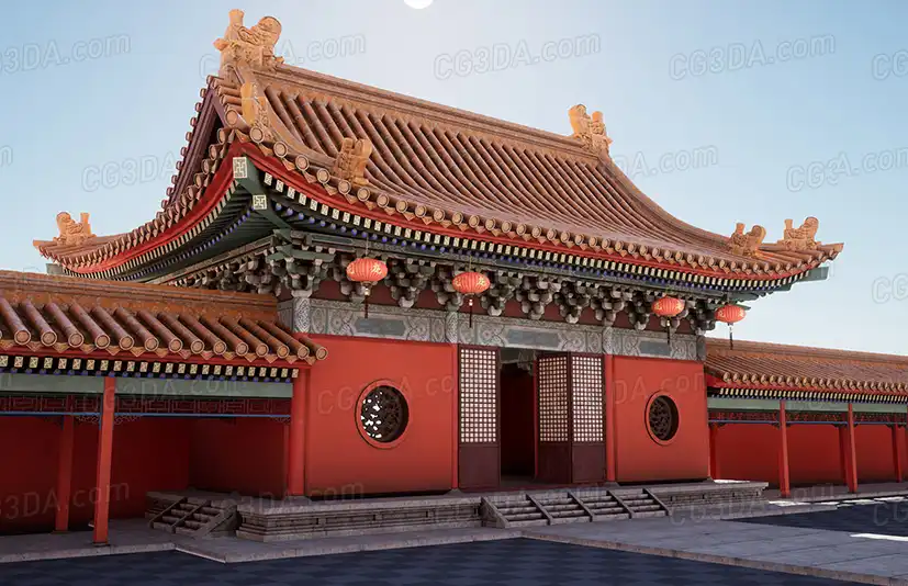 古代皇宫建筑-Asian Modular Temple