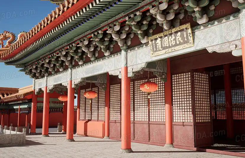 古代皇宫建筑-Asian Modular Temple