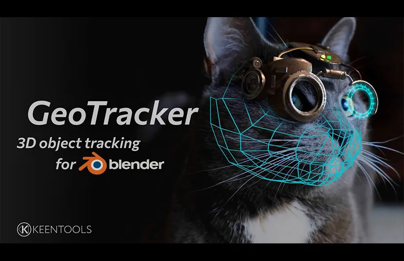 Blender三维对象运动跟踪插件 - GeoTracker keentools v2025.1.0