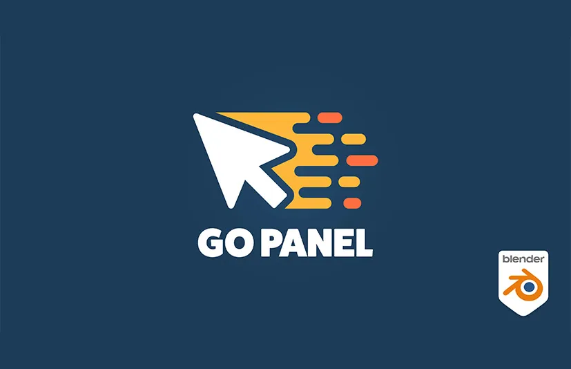 Blender快捷功能按钮可视化插件 - Go Panel v1.0.1