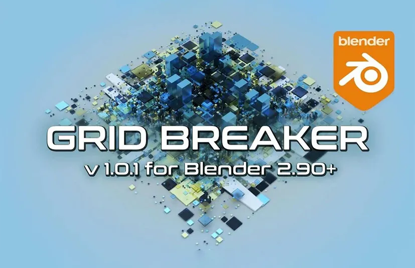 Blender网格建模器 - Grid Breaker v1.01