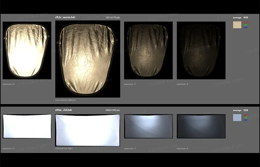 照明HDR-Photo Studio Light Plates HDRI vol 2.0