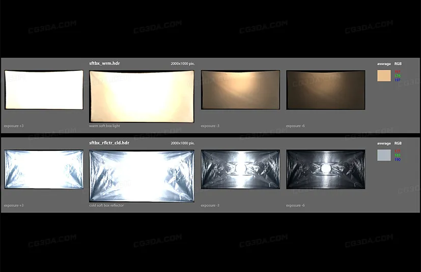 照明HDR-Photo Studio Light Plates HDRI vol 2.0