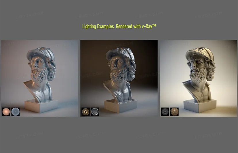 照明HDR-Photo Studio Light Plates HDRI vol 3.0