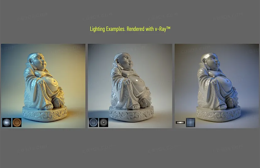 照明HDR-Photo Studio Light Plates HDRI vol 3.0