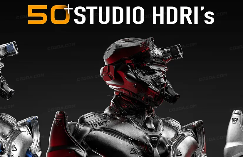 50组高质量Studio HDRI合集-50+ High Quality Studio HDRI Pack