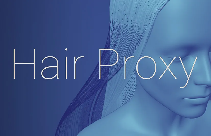 Blender真实头发碰撞模拟插件 - Hair Proxy v1.3