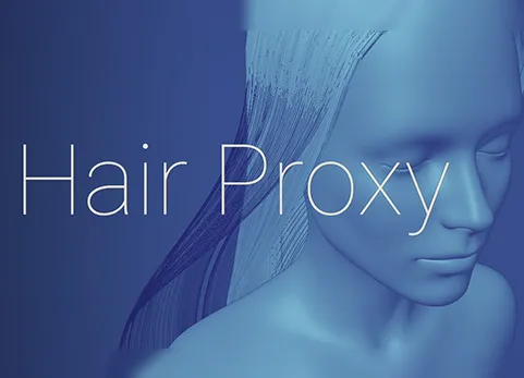 Blender真实头发碰撞模拟插件 - Hair Proxy v1.3