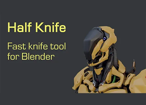Blender快速切割工具 - Half Knife v1.3.75