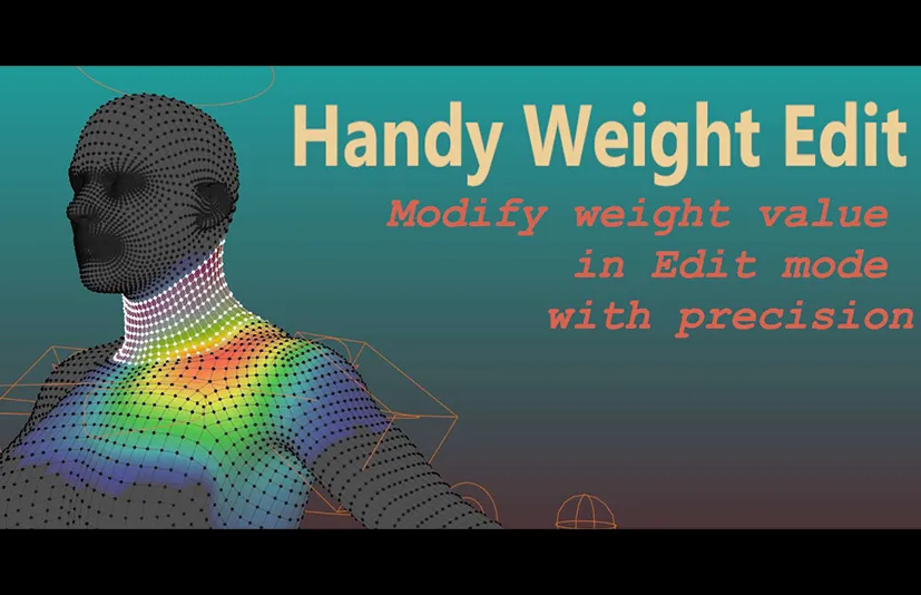 Blender权重编辑插件 - Handy Weight Edit v1.2.2