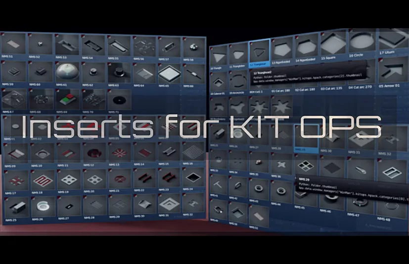 Blender用于Kit Ops的套件操作插件 - Inserts For Kit Ops