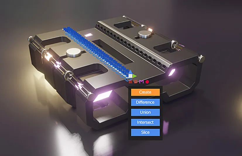 Blender硬面建模辅助功能插件 - Jmesh Tools v4.0.1