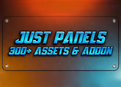 Blender 300+硬面建模预设工具包 - Just Panels