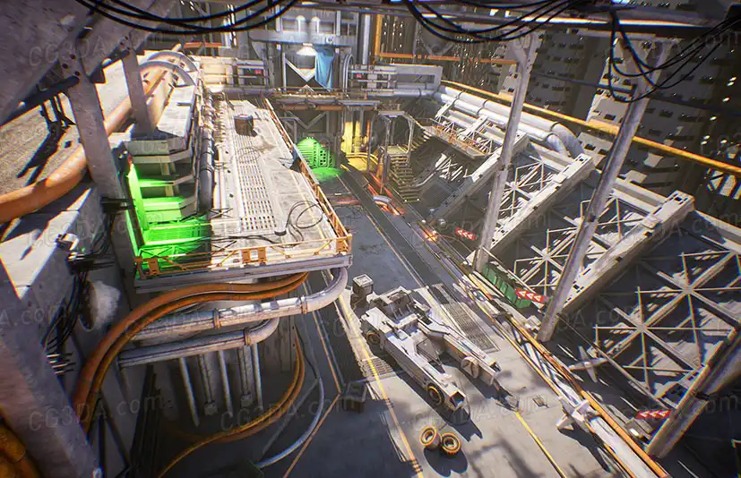 科幻赛博朋克环境-SciFi Kitbash Level Builder Vol.2