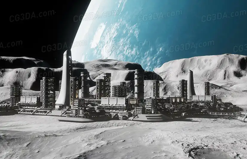 科幻星际殖民城市-SciFi Colony City