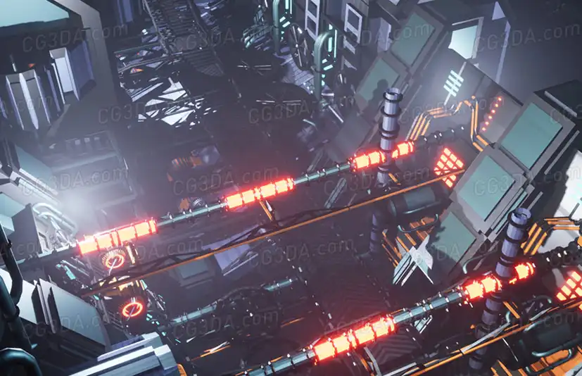 科技工业设备-Stylized Sci-Fi Environment