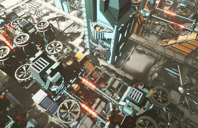 科技工业设备-Stylized Sci-Fi Environment