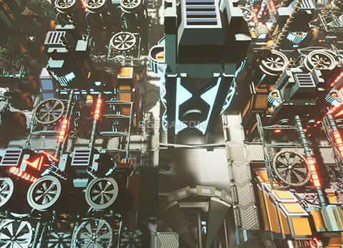 科技工业设备-Stylized Sci-Fi Environment