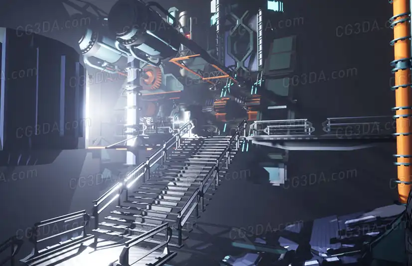 科技工业设备-Stylized Sci-Fi Environment