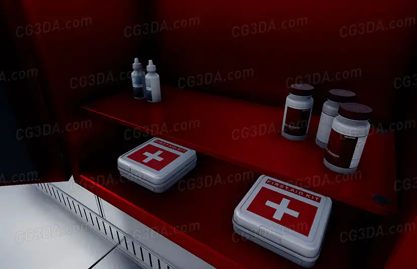 医疗科技办公区域-Modular SciFi: Props I