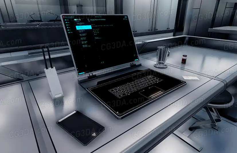 医疗科技办公区域-Modular SciFi: Props I