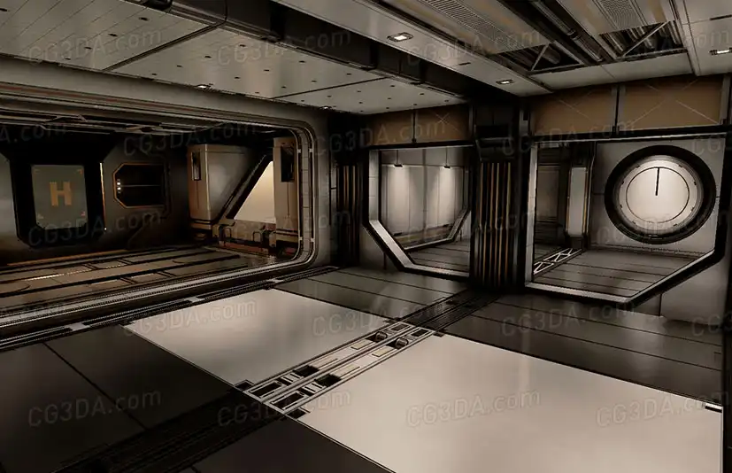 科幻室内场景-Modular SciFi: Interiors