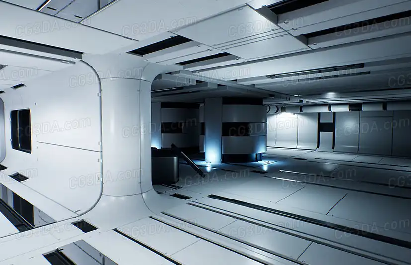 宇宙飞船内部-Modular Sci-Fi Interior