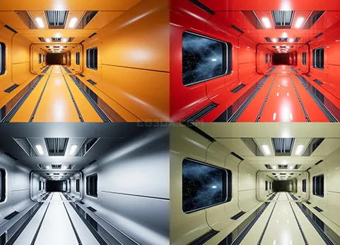 宇宙飞船内部-Modular Sci-Fi Interior