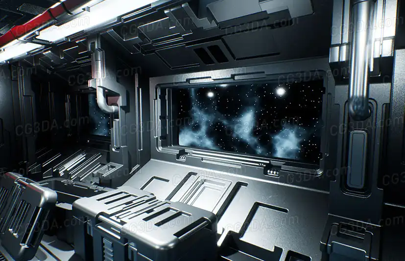 空间站飞船内部-Modular Sci-Fi Interior II