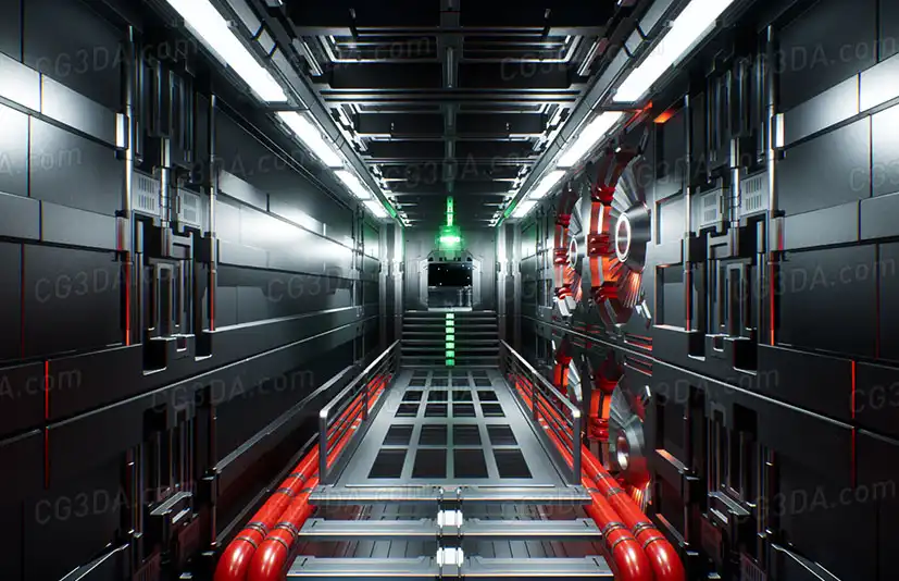 空间站飞船内部-Modular Sci-Fi Interior II