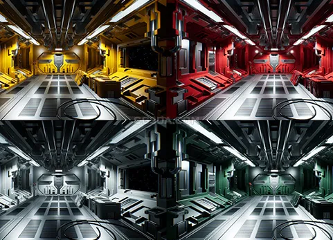 空间站飞船内部-Modular Sci-Fi Interior II