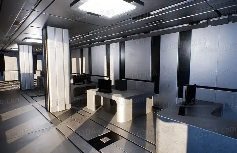 宇宙飞船内部-Modular Sci-Fi Interior Bundle