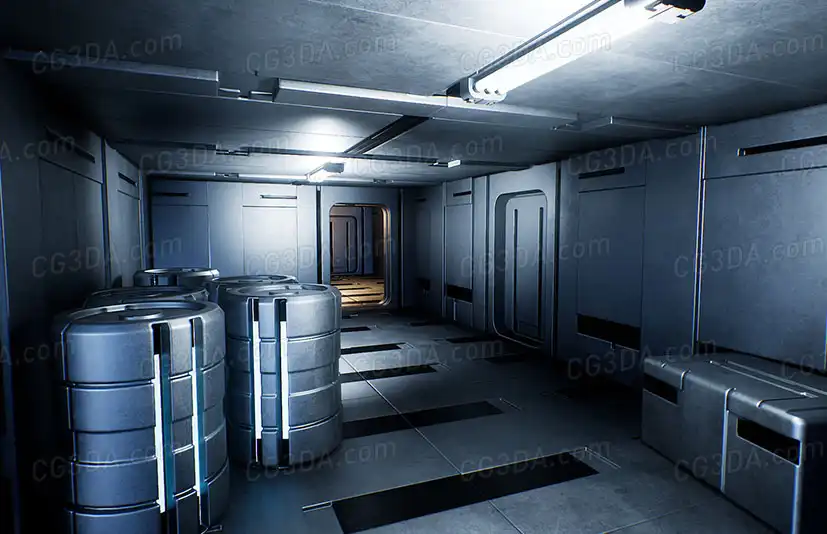 宇宙飞船内部-Modular Sci-Fi Interior Bundle