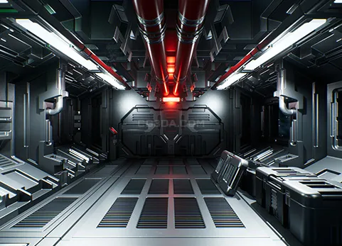 宇宙飞船内部-Modular Sci-Fi Interior Bundle