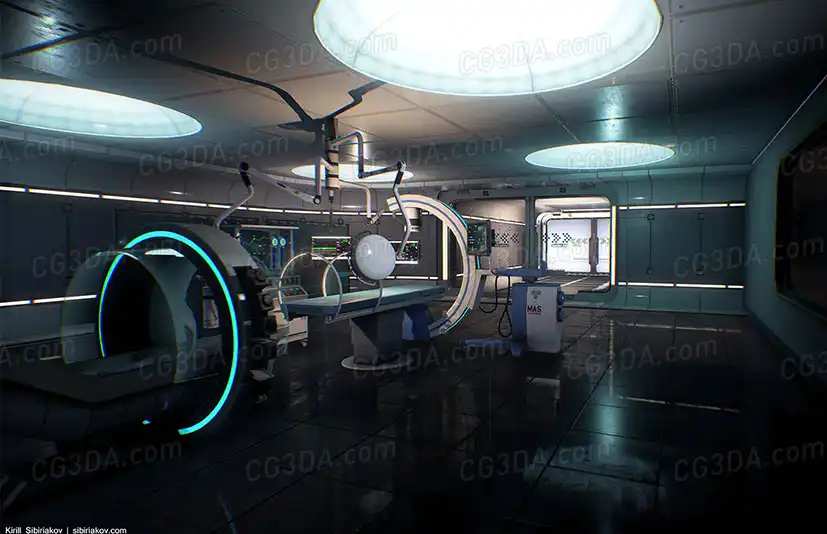 科技医院-Modular Sci-Fi Hospital