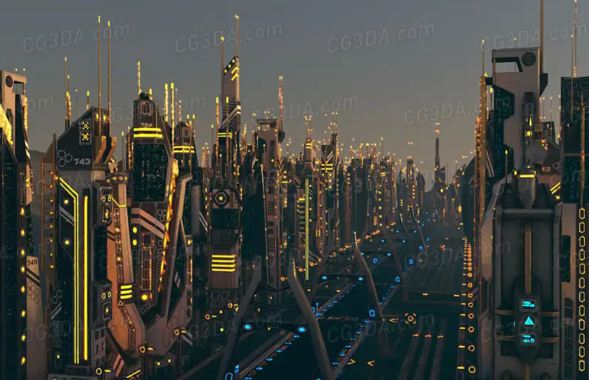 科幻未来城市-Mega Sci-Fi City Package