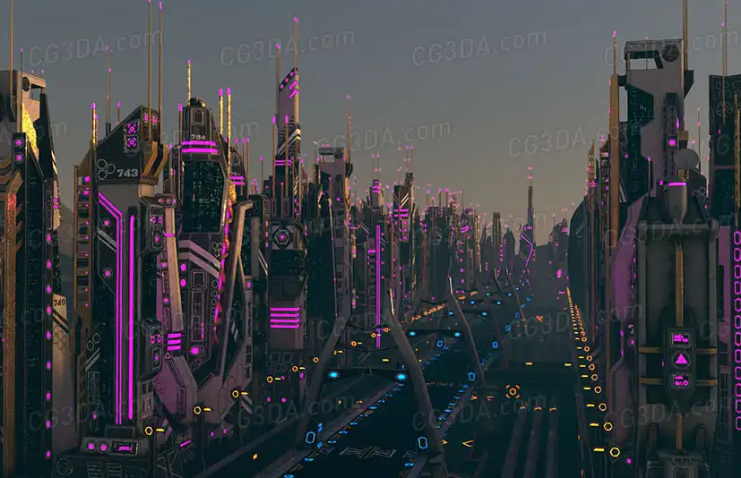 科幻未来城市-Mega Sci-Fi City Package